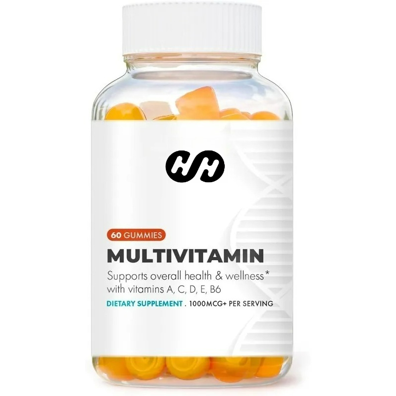 Multivitamin Gummy Adult - Gommes multivitaminées pour adultes, favorisant l'énergie,
