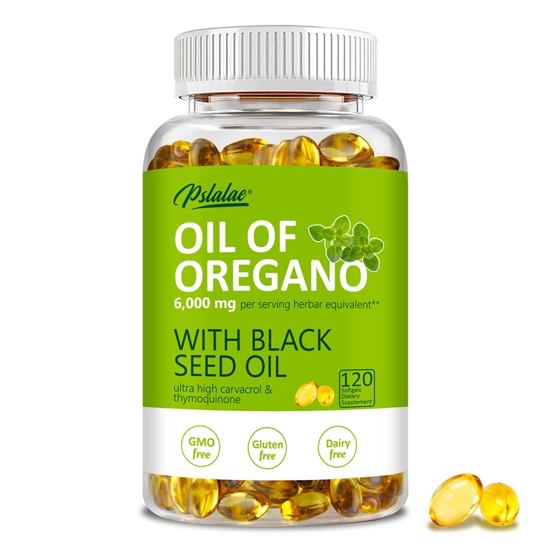 Black Seed Oil Capsule - Capsules d'huile d'origan avec des cadres