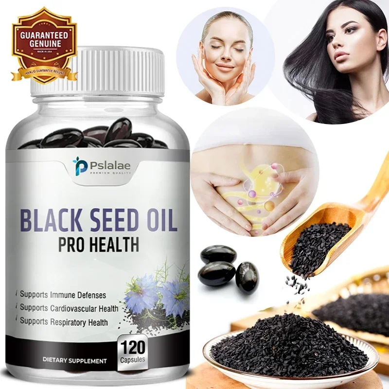 Black Seed Oil Capsule - Capsules d'huile de graines noires -