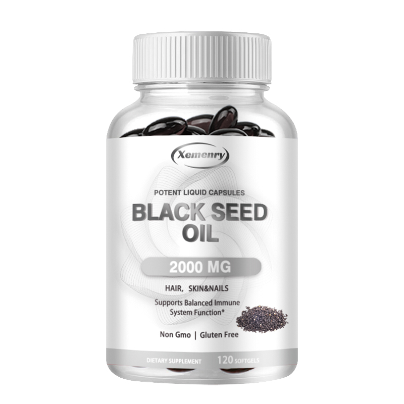 Black Seed Oil Capsule - Capsules d'huile de graines noires végétaliennes