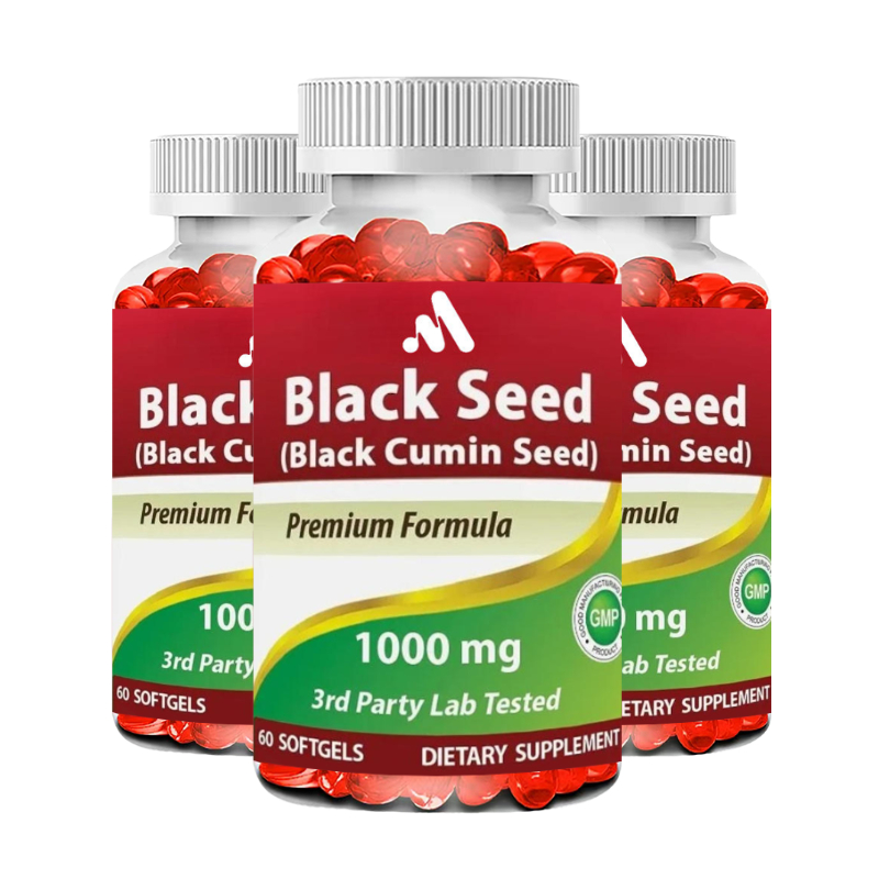 Black Seed Oil Capsule - Capsules d'huile de graines noires 1000