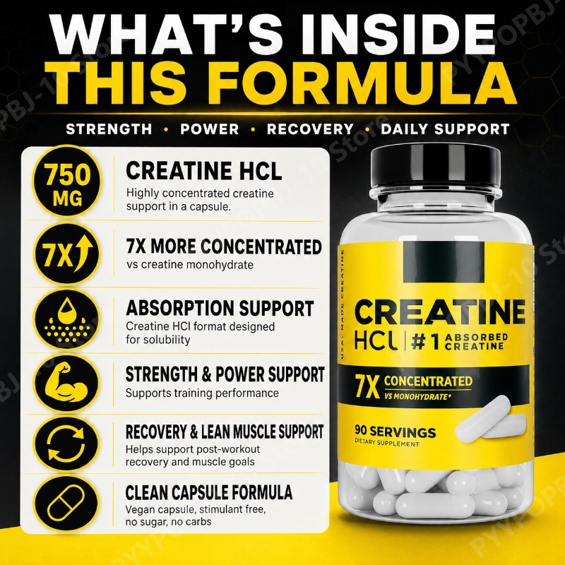Créatine HCl 750mg 90 Capsules - Nutrition Fitness Supplements avis et prix