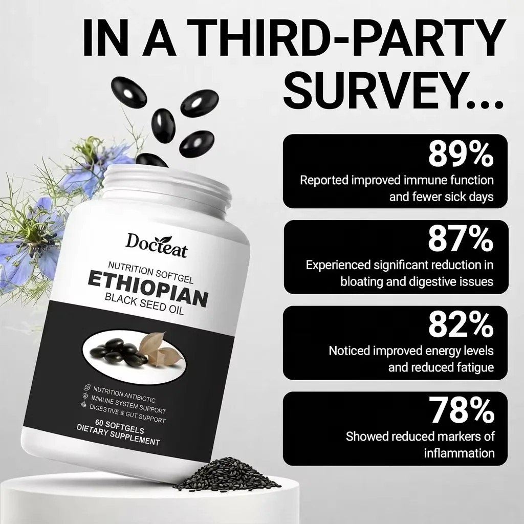 Capsules d'huile de nigelle de - Black Seed Oil Capsule avis et prix