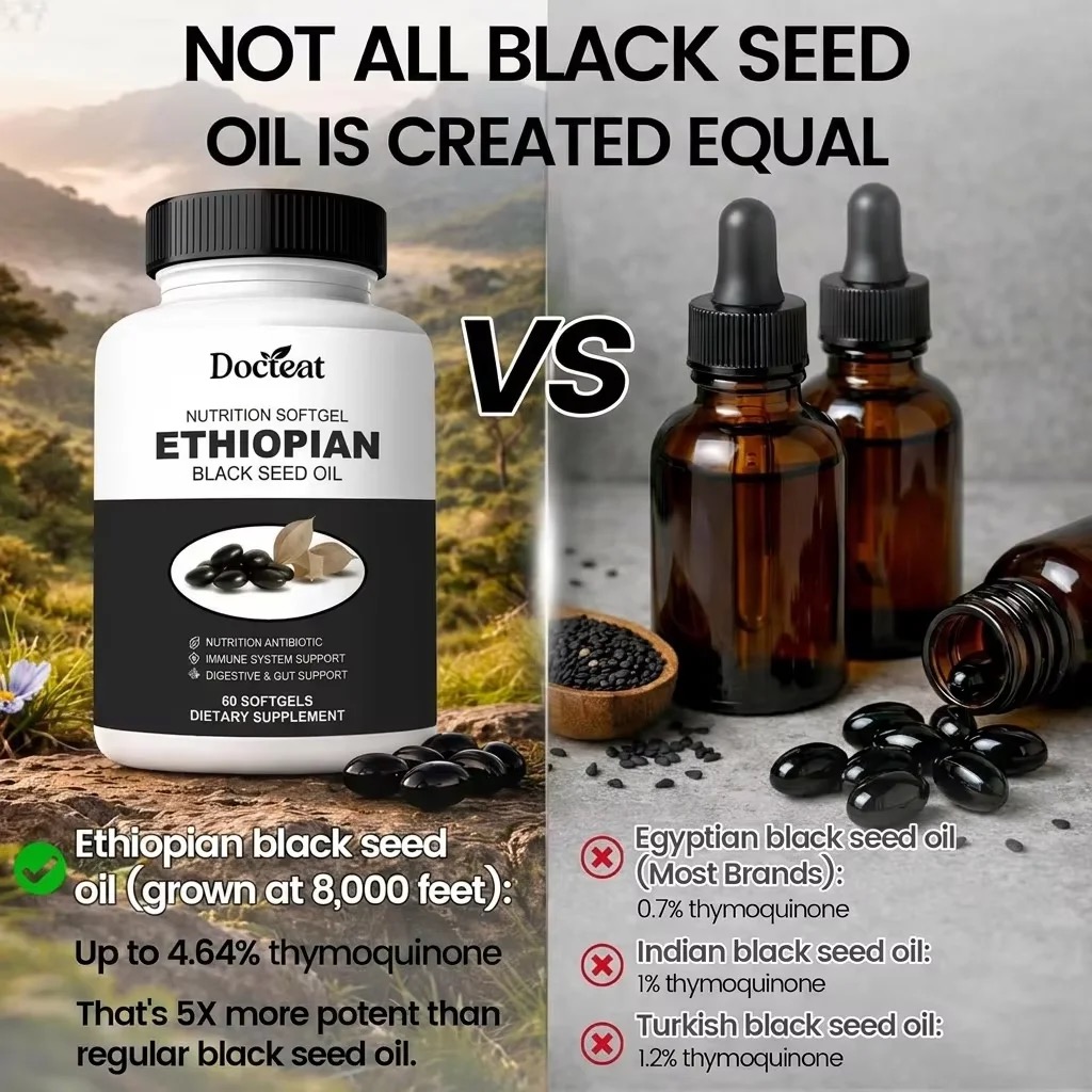 Capsules d'huile de nigelle de - Black Seed Oil Capsule avis et prix