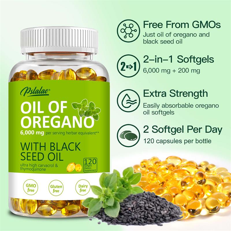 Capsules d'huile d'origan avec - Black Seed Oil Capsule avis et prix
