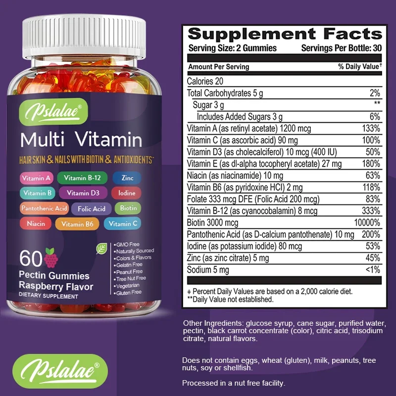 Gummies multivitamines - avec  - Multivitamin Gummy Adult avis et prix