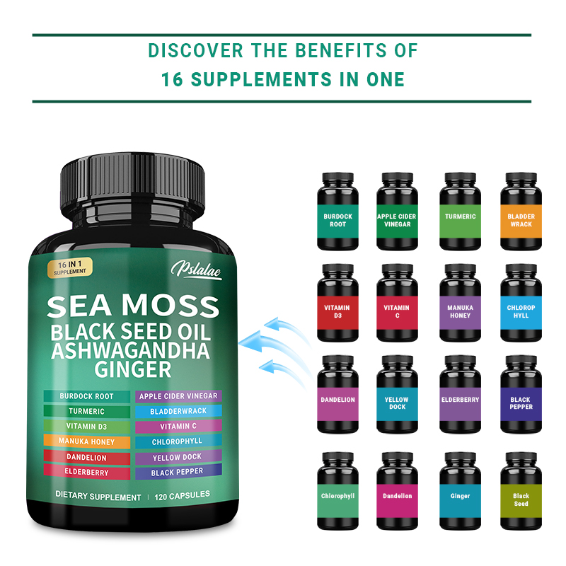 Mousse de mer |   Huile de gra - Black Seed Oil Capsule avis et prix