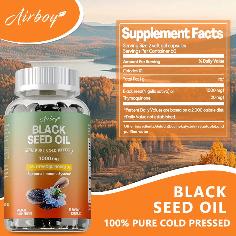 Capsules d'huile de graines no - Black Seed Oil Capsule avis et prix