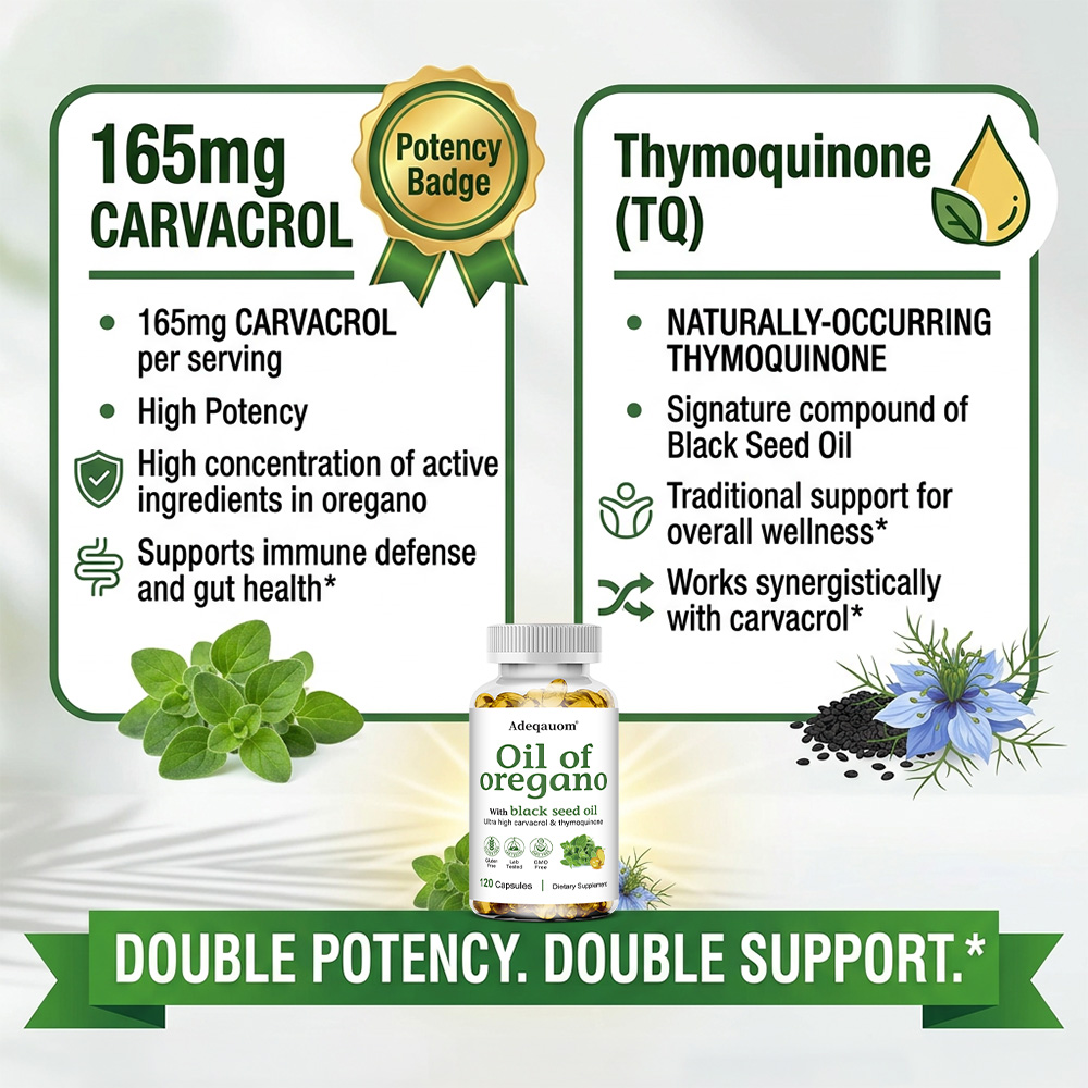 Huile d'origan avec capsules d - Black Seed Oil Capsule avis et prix