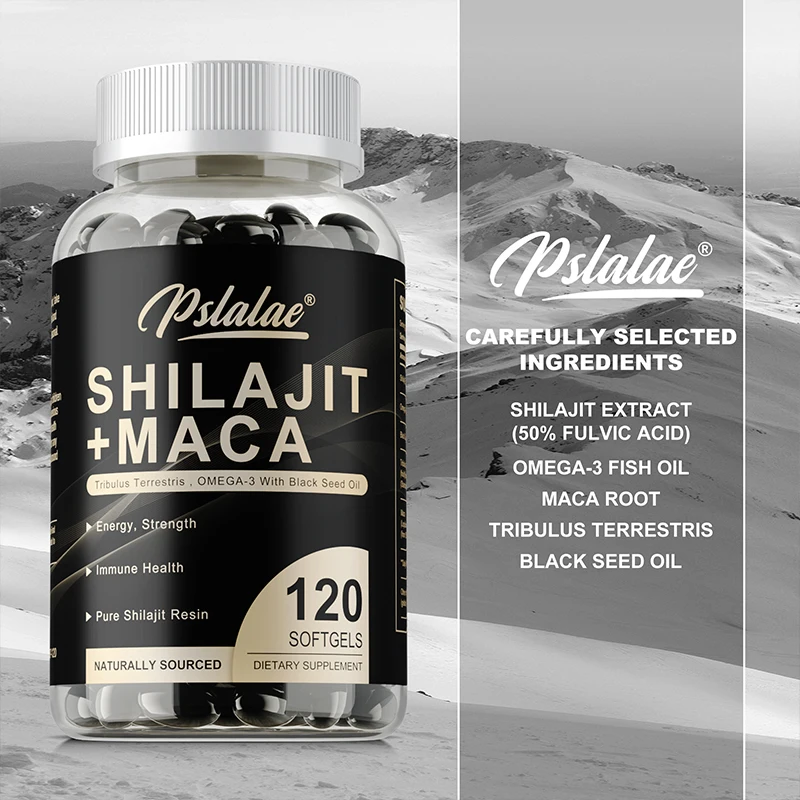 Shilajit + Maca - Améliorez l' - Black Seed Oil Capsule avis et prix