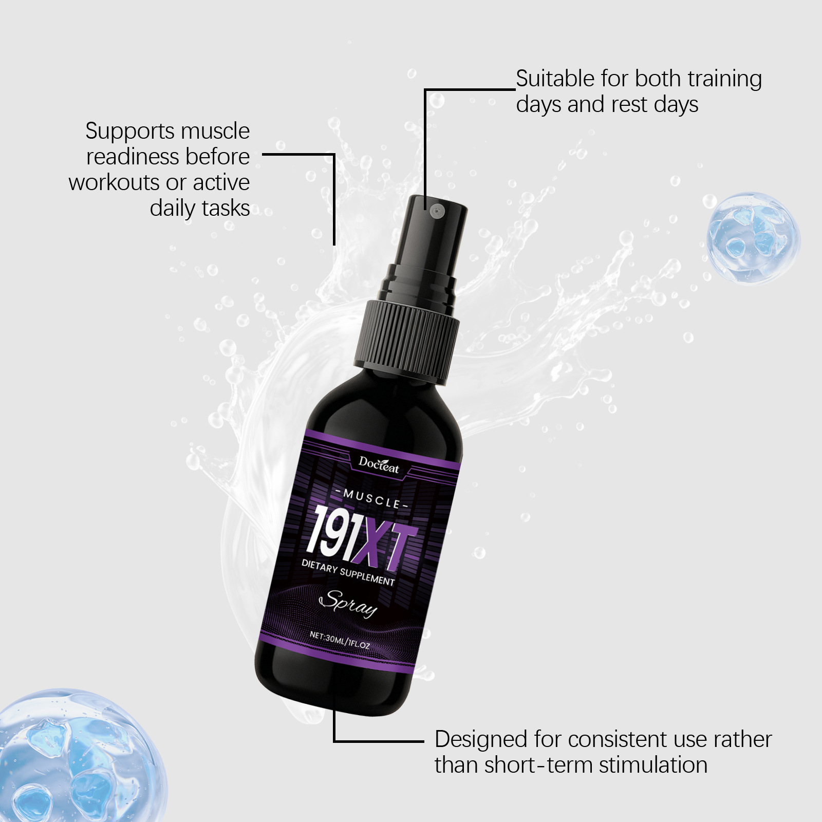 Spray pour la croissance muscu - Nutrition Fitness Supplements avis et prix