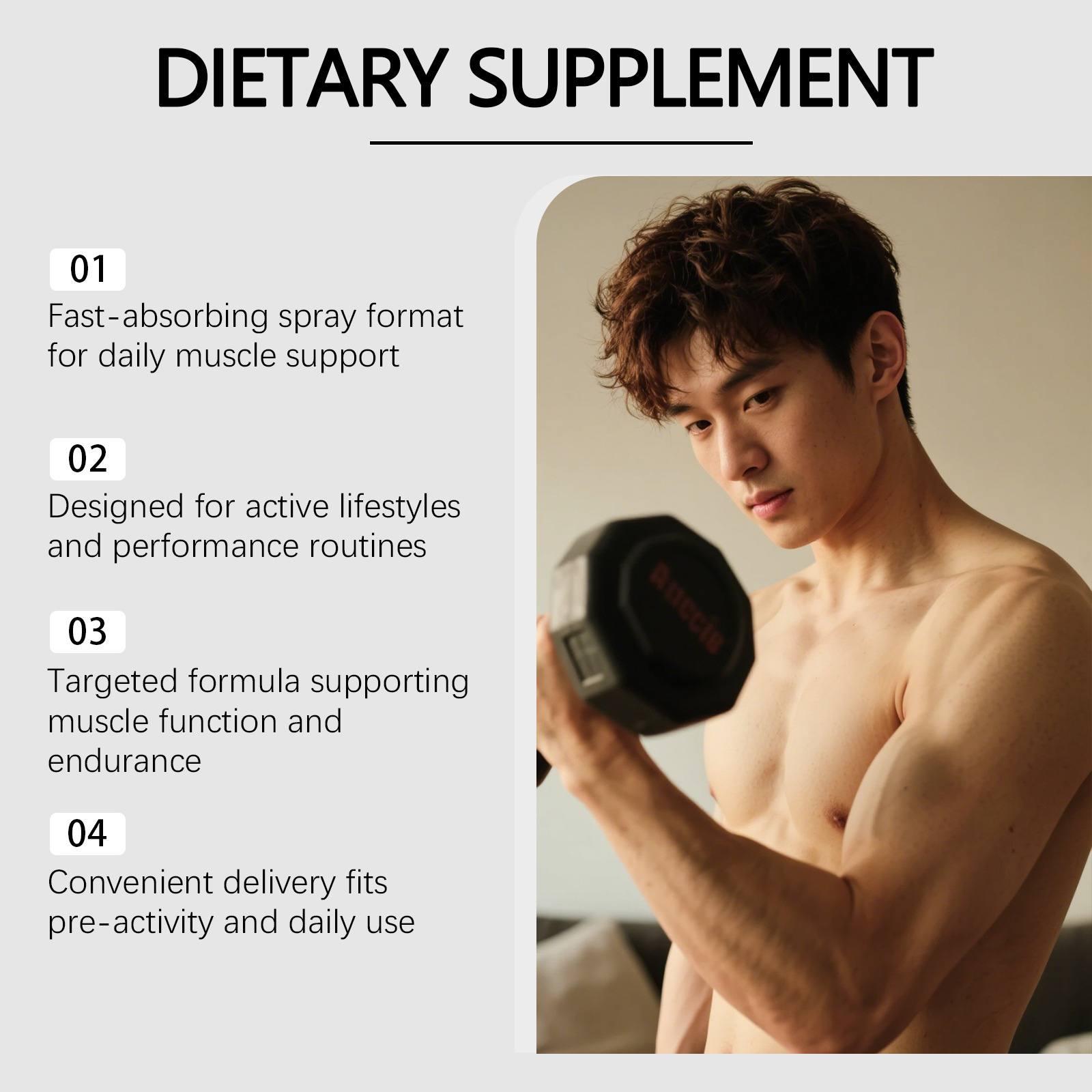 Spray pour la croissance muscu - Nutrition Fitness Supplements avis et prix