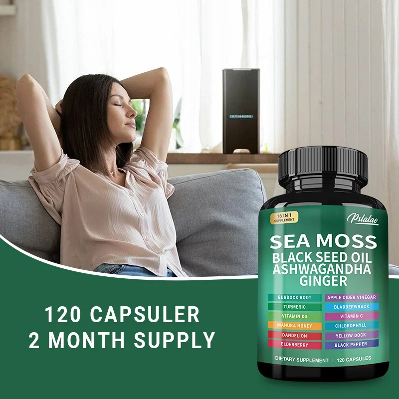 Mousse de mer |   Huile de gra - Black Seed Oil Capsule avis et prix