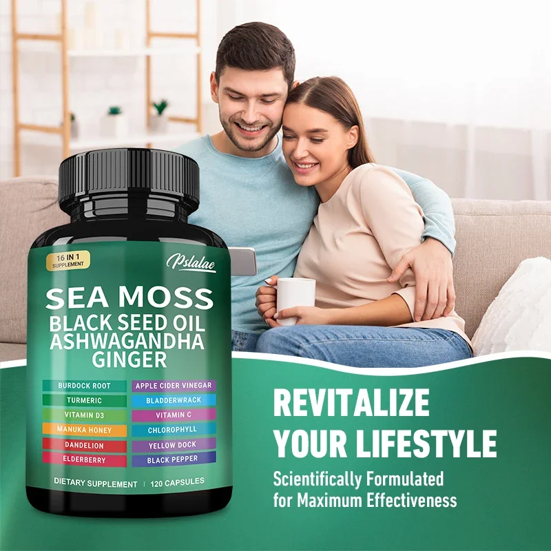 Mousse de mer |   Huile de gra - Black Seed Oil Capsule avis et prix