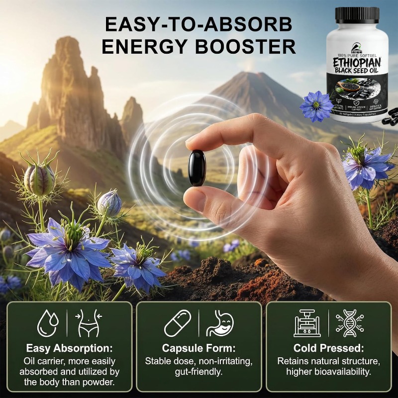 Capsules Molles d'Huile de Nig - Black Seed Oil Capsule avis et prix