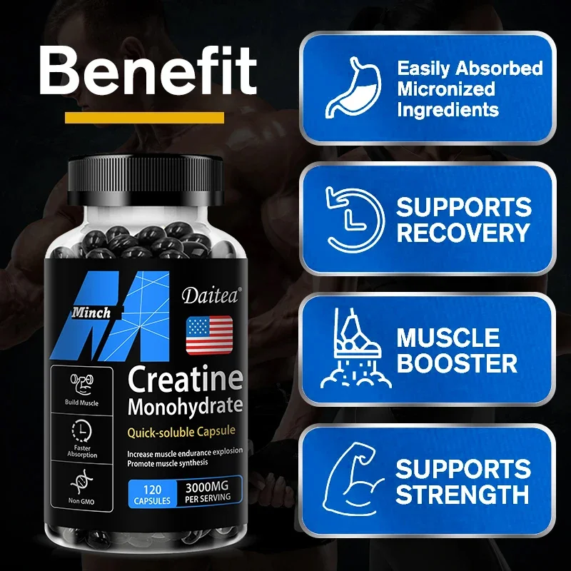 Créatine monohydrate - 3 000 m - Pre Workout Supplement avis et prix
