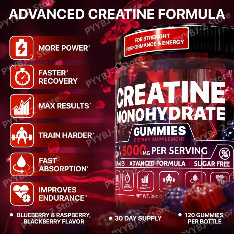 Gummies de créatine monohydrat - Pre Workout Supplement avis et prix