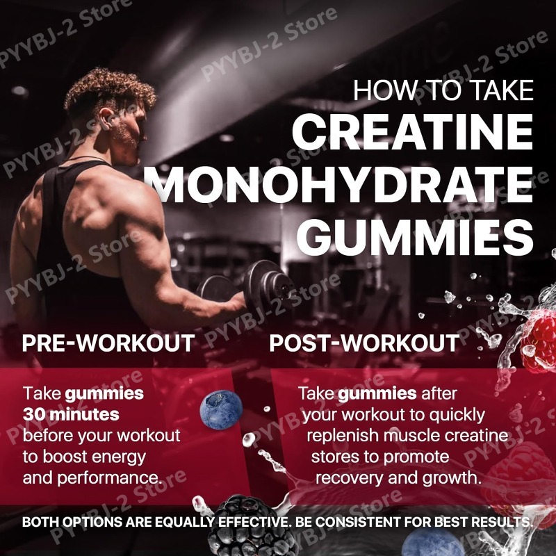 Gummies de créatine monohydrat - Pre Workout Supplement avis et prix
