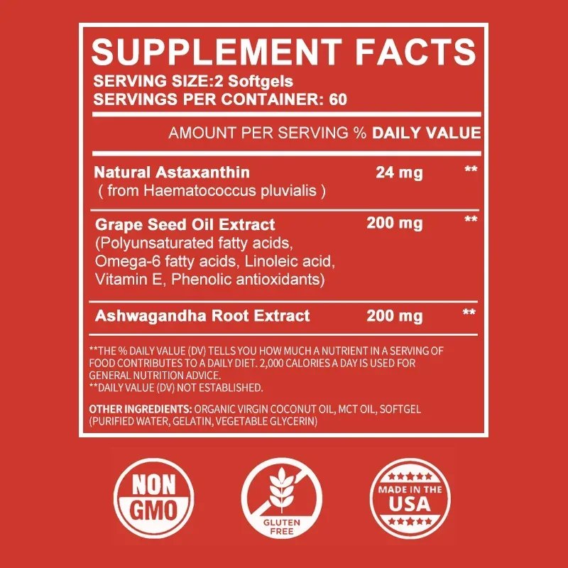 Astaxanthine - Promuove la san - Pre Workout Supplement avis et prix